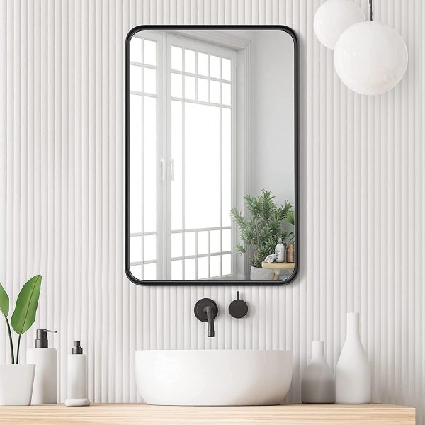 Modern mirror deals bathroom