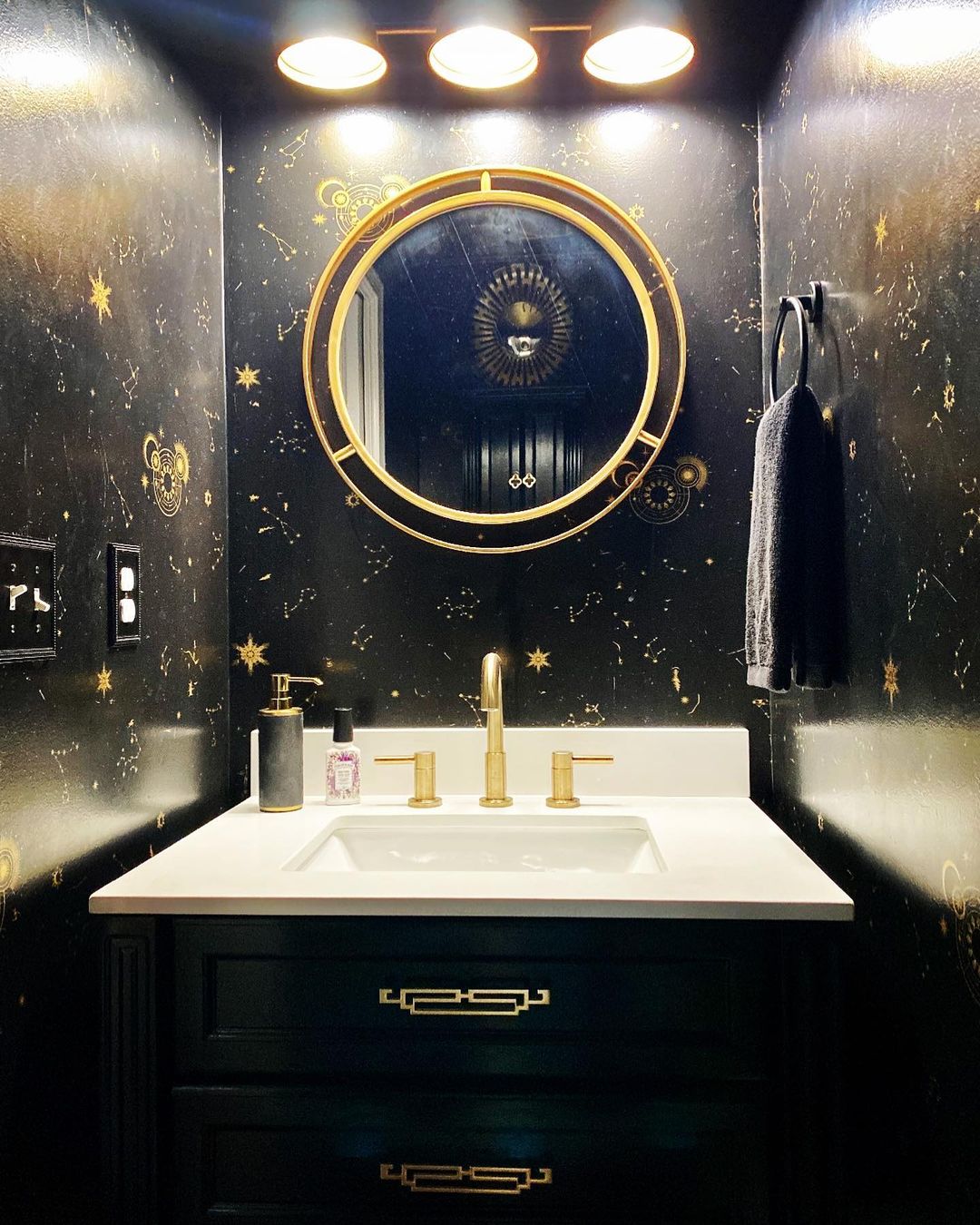 Elevate Your Space with Gold and Black Bathroom Decor