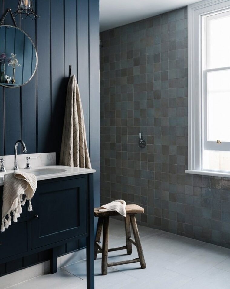 19 Creative Navy Blue Bathroom Design Ideas Inyouths Blog