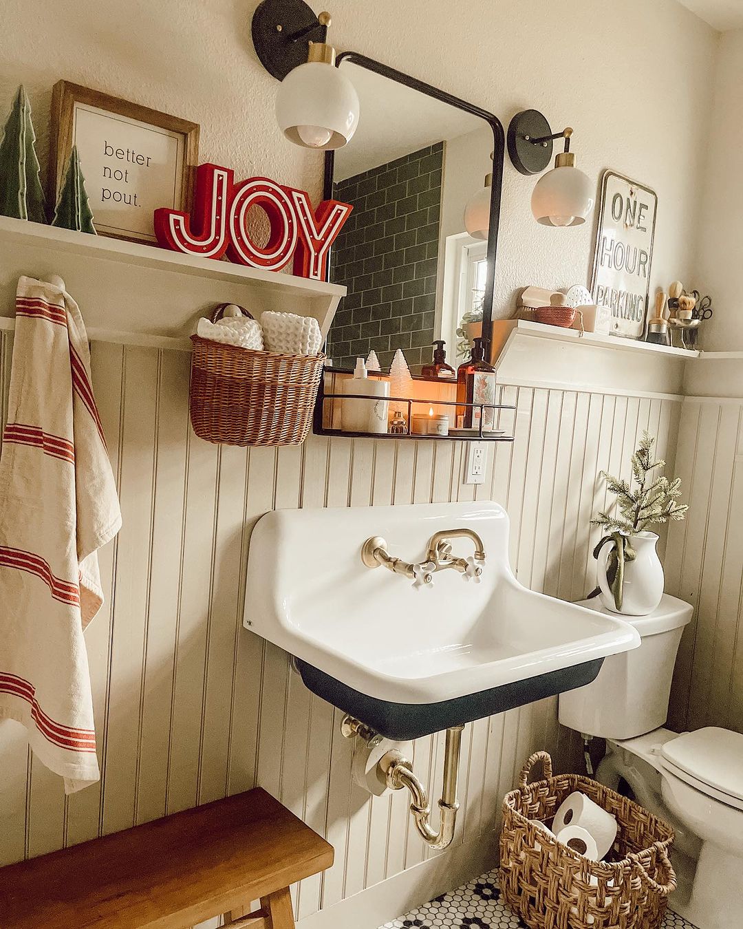 Christmas bathroom online sets